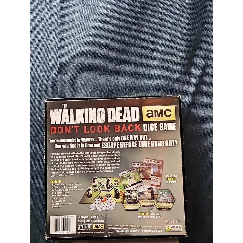 The Walking Dead: Don't Look Back Dice Game | AMC Cryptozoic | Rick Daryl